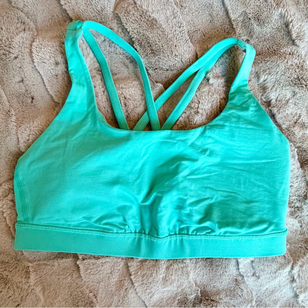 Lululemon Energy Bra Turquoise - Size 10